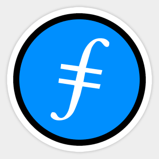 Filecoin Crypto coin Crytopcurrency Sticker